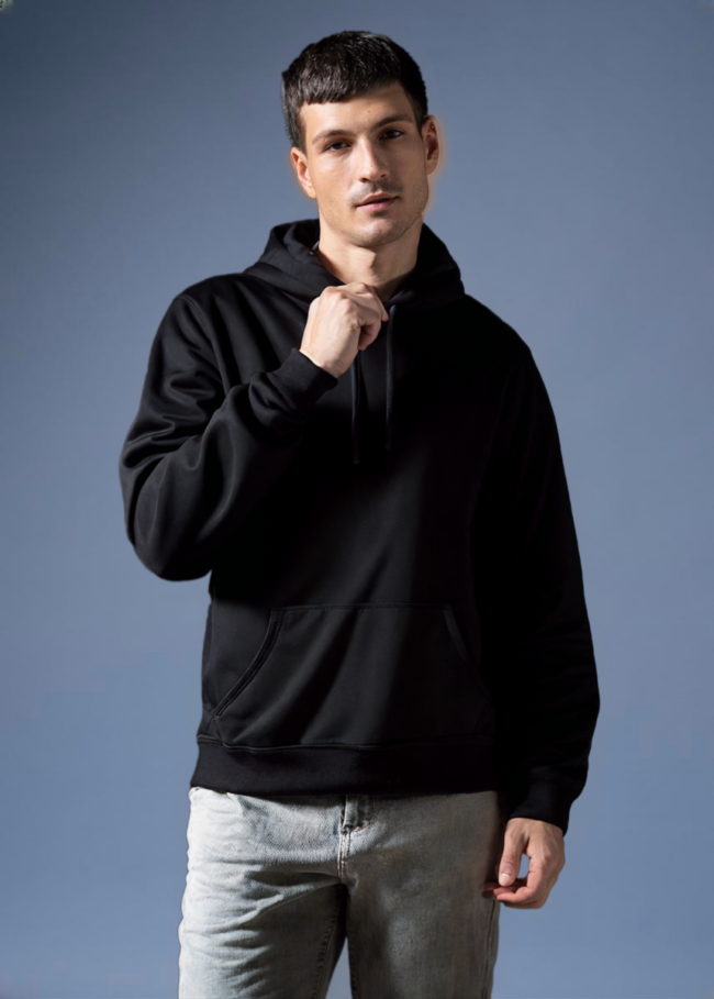 𝗣𝗥𝗘𝗠𝗜𝗨𝗠 𝗦𝗢𝗟𝗜𝗗 𝗛𝗢𝗢𝗗𝗜𝗘 - BLACK