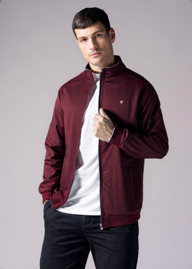 Men's Premium Jacket - Maroon